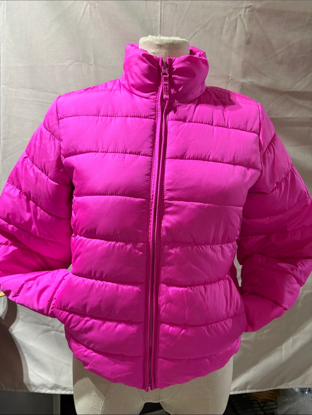 Children’s Place Hot Pink Quilted Puffer Jacket